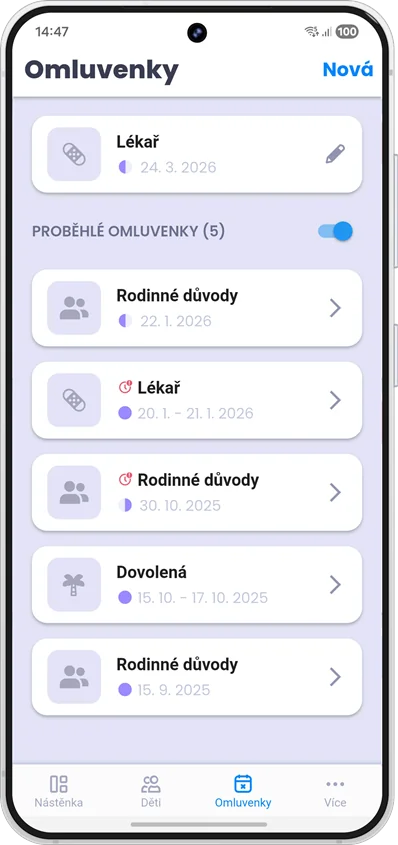 >Pro rodiče