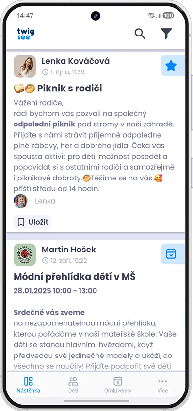 >Pro rodiče